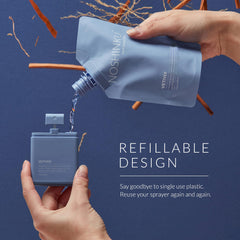 Noshinku travel-size hand sanitizer bottle in a compact 3-pack for easy carry.