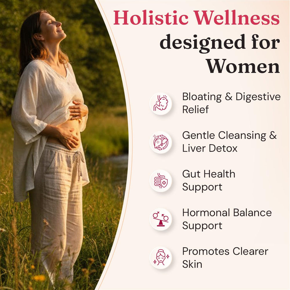 Nourished Natural Health Detox Debloat contains fennel for gentle gas relief