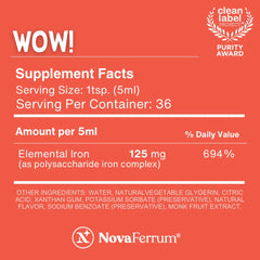NovaFerrum WOW measuring dropper ready for easy, gentle iron dosing