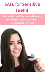 Novashine travel bag with kit for whitening on the go