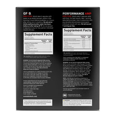 GMP-certified facility certification mark on product packaging.