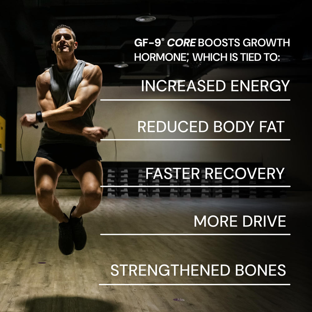 Novex Biotech GF-9 Core serving scene emphasizing consistent daily intake
