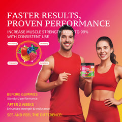 Novomins Creatine Gummy packaging box on shelf for easy purchase