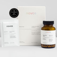 Novos Boost NMN serving table illustrating capsule context