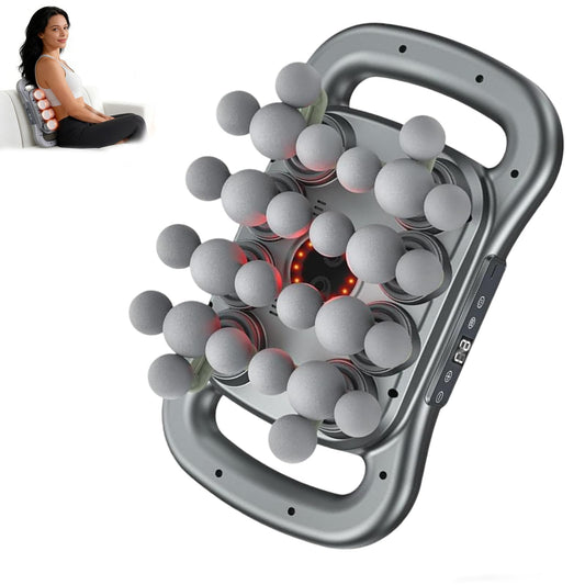 Novotechcal 28-head massage gun front view for full body relief and portability.