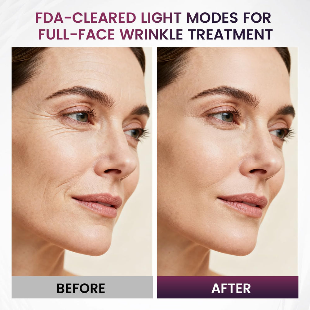 5-minute timer helps concise, efficient skincare sessions