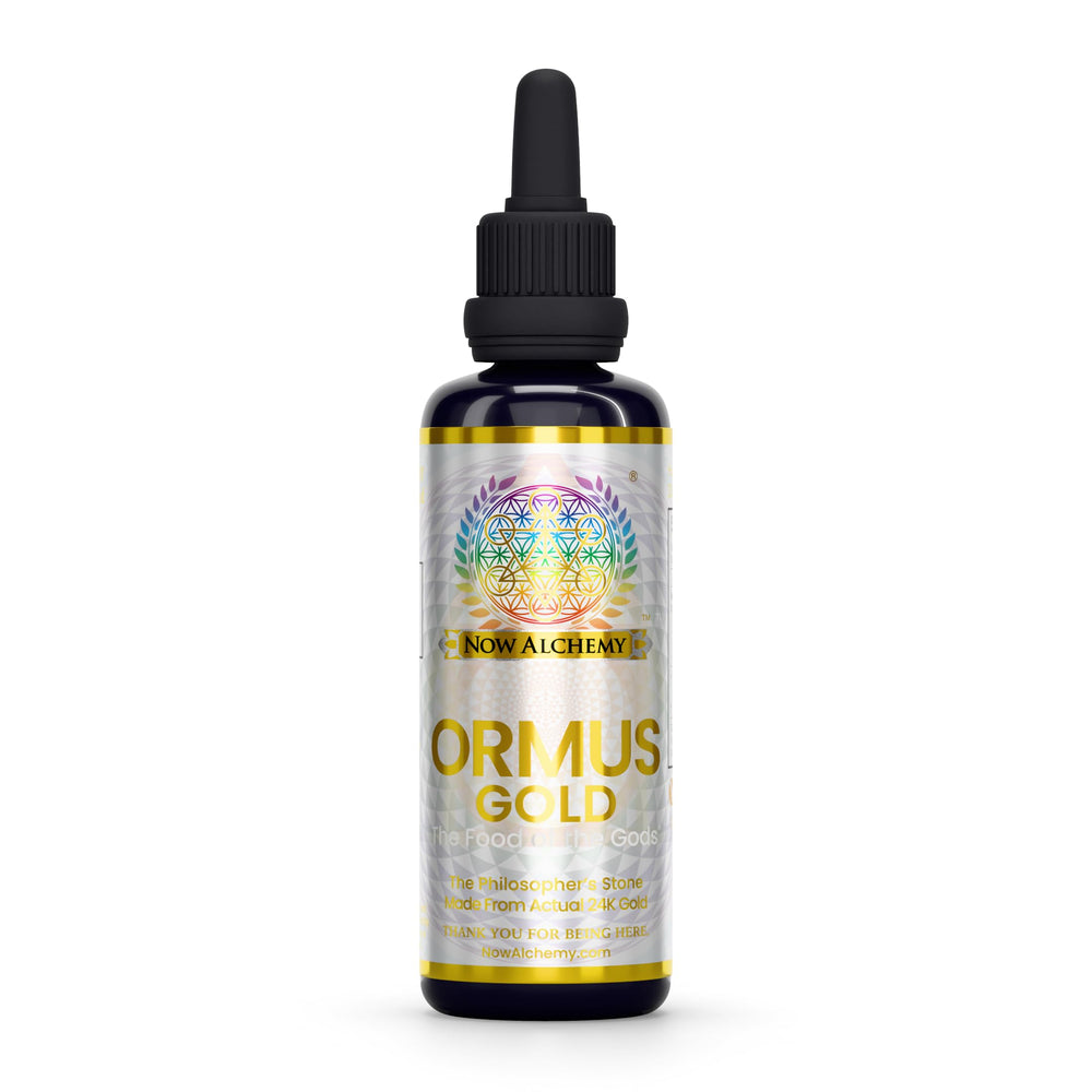 Now Alchemy 24K ORMUS bottle for daily wellness routines.