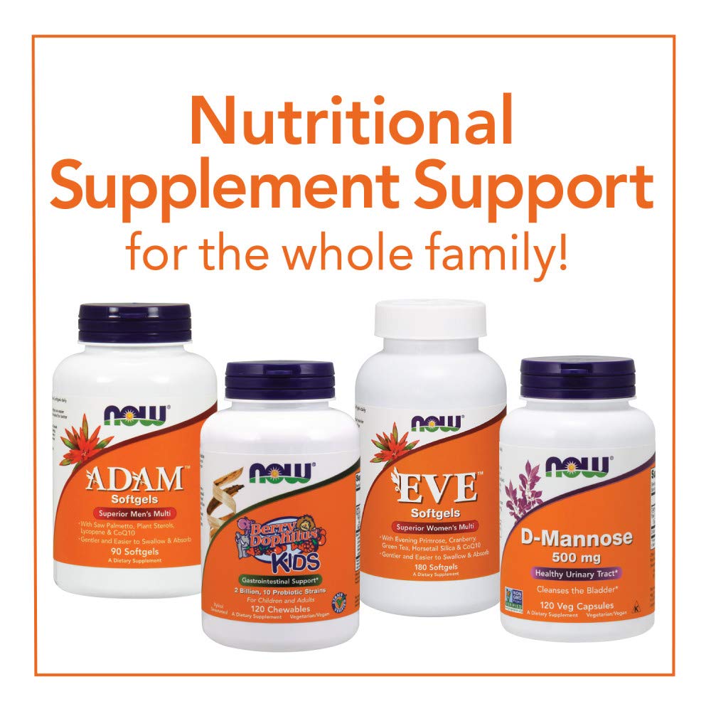 NOW Foods Adam in hand demonstrates easy-to-swallow softgels
