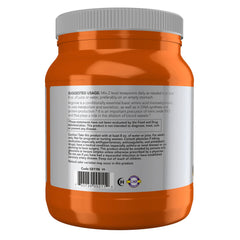 NOW Foods L-Arginine powder dissolving in liquid, easy mixing after training