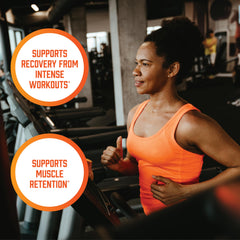 NOW Foods BCAA Big 6 Watermelon packaging graphic emphasizing performance credentials