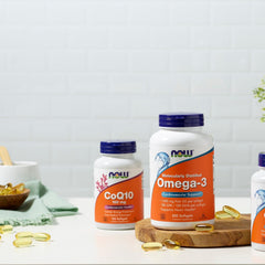 NOW Foods CoQ10 GMP packaging underscores quality assurance