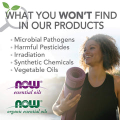 NOW Foods Peppermint essential oil for cooling breath and invigorating room scent.