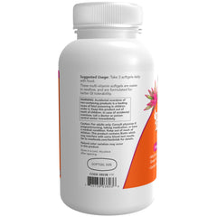 NOW Foods Eve Superior Women's Multi label close-up highlighting ingredients like cranberry and green tea.