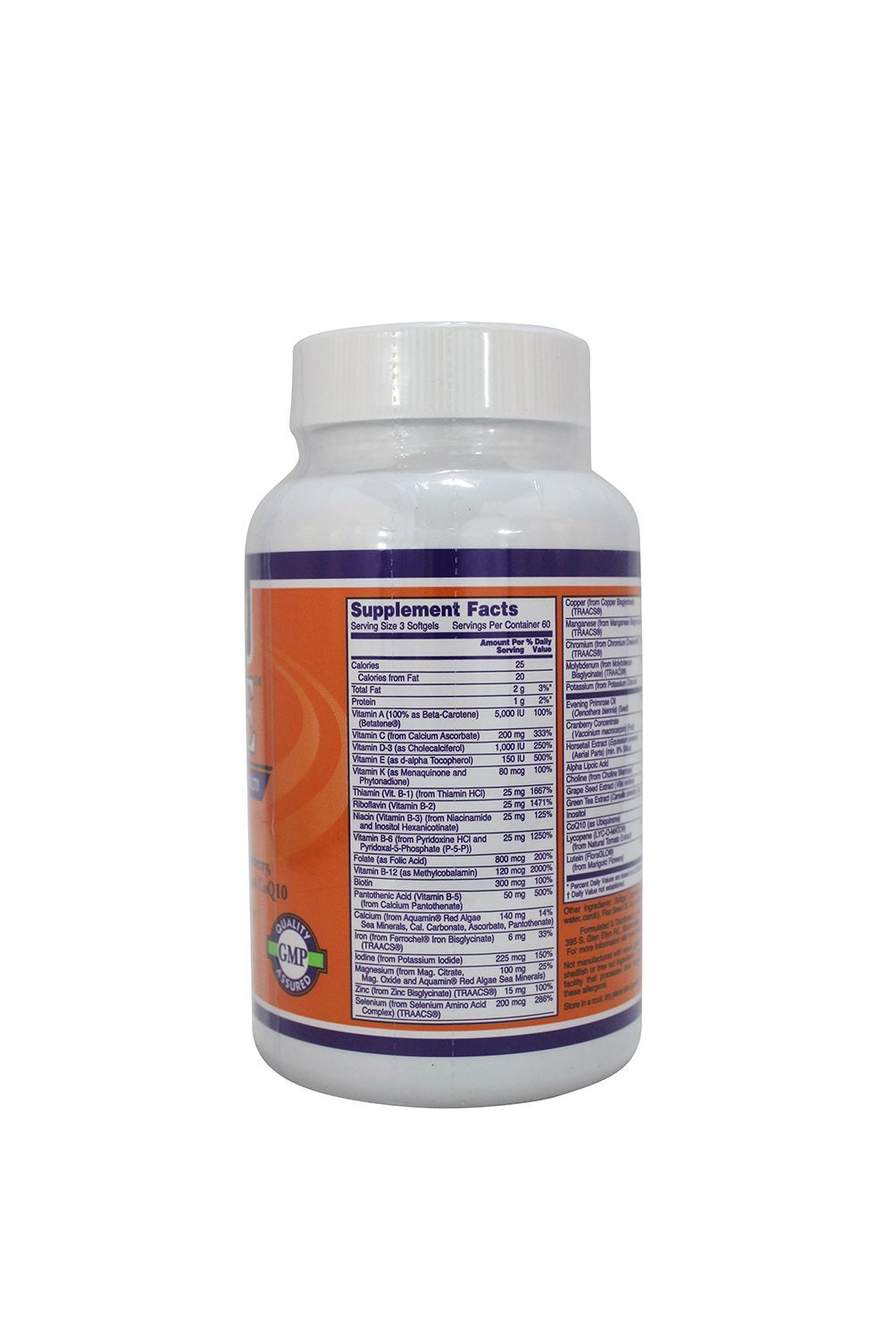 NOW Foods EVE Serving-size 3 softgels image showing daily serving.