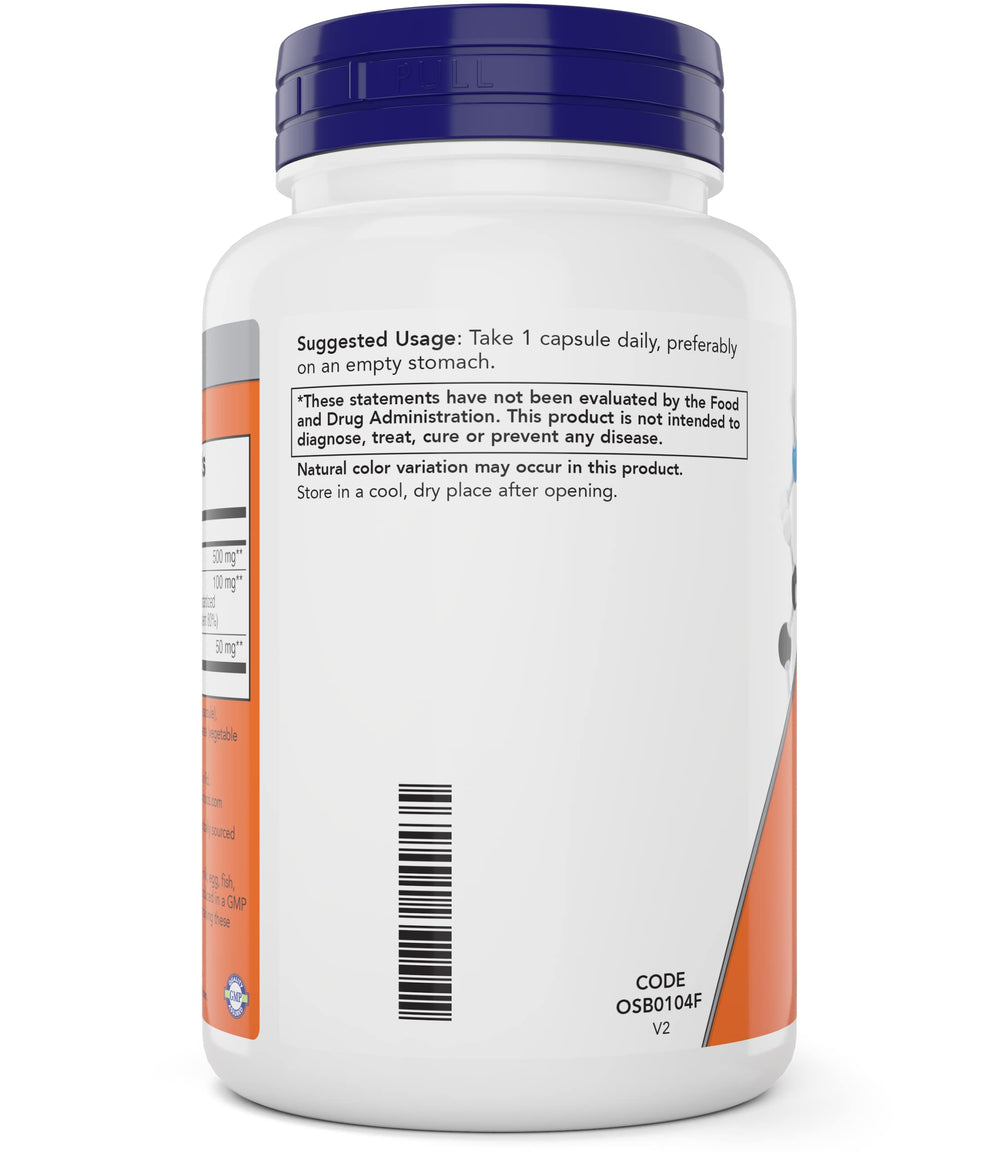 NOW Foods Glutathione 500 mg capsules inside view shows vegan form.