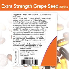 NOW Foods GMP certification seal indicating rigorous quality assurance.
