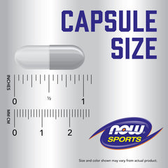 NOW Foods HMB 500 mg supplement facts image communicates purity
