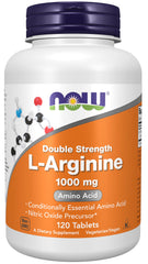 NOW Foods L-Arginine 1000 mg packaging, USA-made