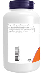NOW Foods Magtein bottle pour demonstrates easy daily dosing routine