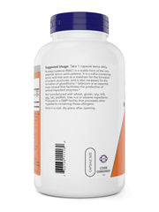 NOW Foods NAC 600mg label close-up with clear ingredient details.