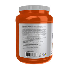 NOW Foods Pea Protein 24 g container with label highlights protein source