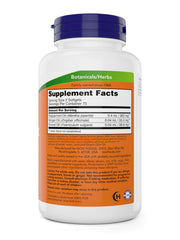 NOW Foods Peppermint Gels pack-of-2 label shows serving guidance for daily use.