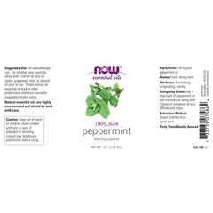 NOW Foods Peppermint Oil diffusing in a diffuser to energize a room.