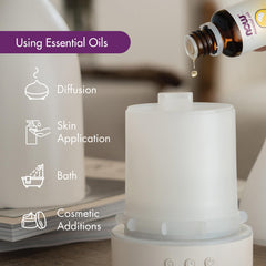NOW Foods Peppermint Oil with a fresh, cooling scent for diffusers.