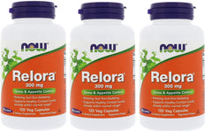 NOW Foods Relora label close-up, emphasizing plant extract blend of Magnolia and Phellodendron.