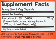 NOW Foods Royal Jelly 1500mg two-pack outer box showing value.