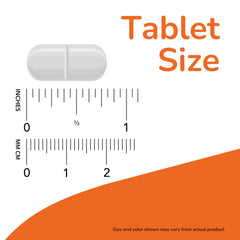NOW Foods SAMe oval tablet side view demonstrating compact, easy daily dosing.