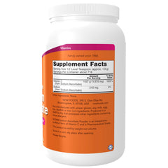 NOW Foods Sodium Ascorbate Powder with scoop for precise daily dose
