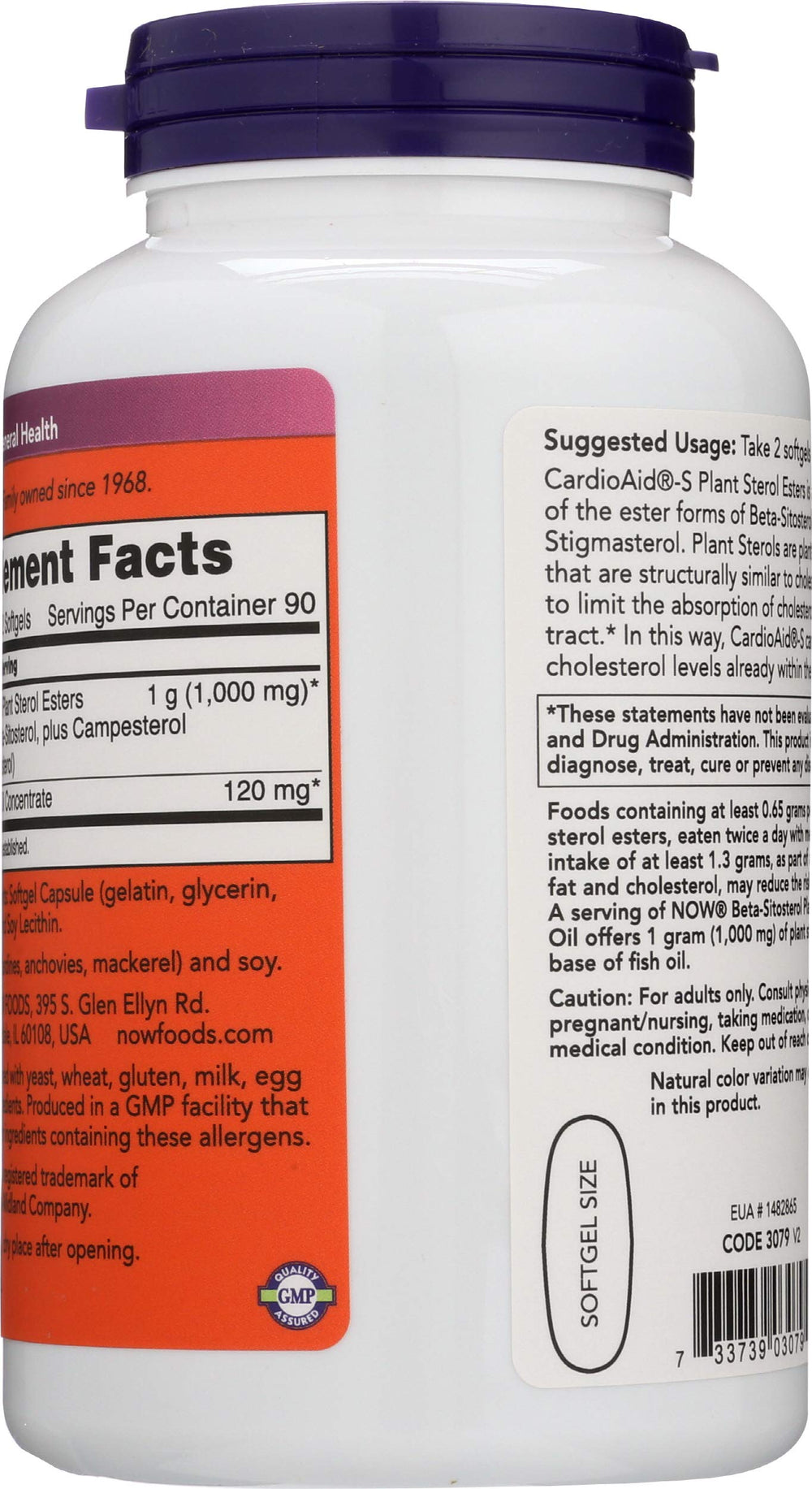 NOW Foods SPO beta-sitosterol fish oil softgels on table for everyday supplement routine.