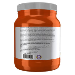 NOW Foods Chicken Bone Broth Powder dissolves in water for quick hydration