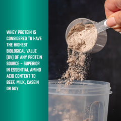 NOW Foods Whey Protein with athlete during training session.