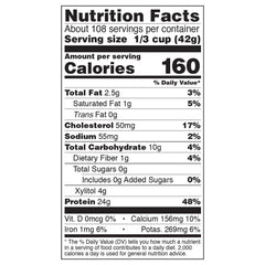 NOW Foods Whey Protein Creamy Chocolate ingredient blend shows ultrafiltered and hydrolyzed whey