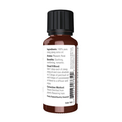 NOW Foods Ylang Ylang Extra oil diffuser scene for relaxing ambience.