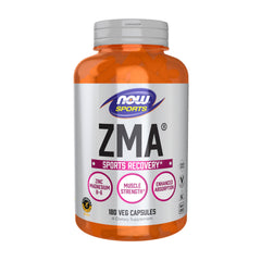 NOW Foods ZMA capsules shown for easy nightly use and post-workout support