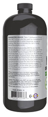 NOW Sports Organic MCT Oil cap—reseals securely to maintain freshness.