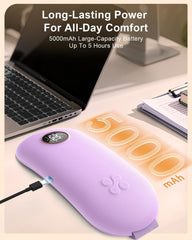 NOWWISH portable heating pad with 6 heat levels for customizable relief