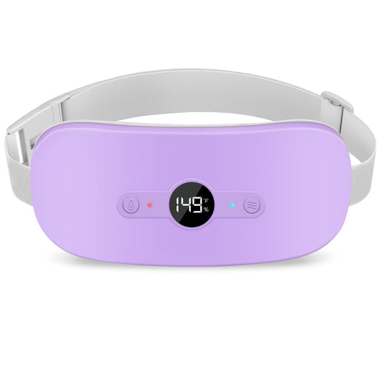 NOWWISH heating pad battery display shows charge level for cordless use
