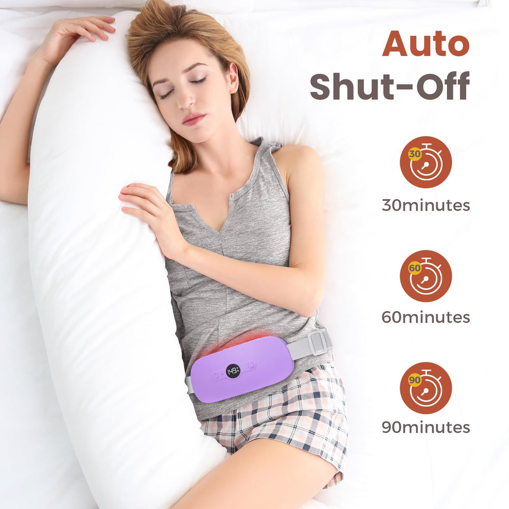 NOWWISH heating pad adjustable elastic band fits waists securely