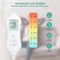NOWWISH programmable timer and auto shut-off ensure convenient use.