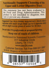 NSC Immunition Immucleanse capsules closeup for easy daily detox