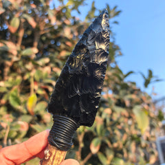 NsmjodStone opal-obsidian crystal captures unique energy for display