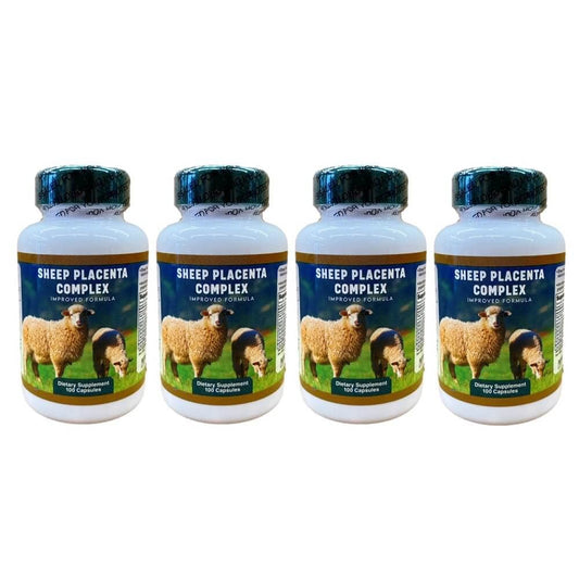 Nu-Health Sheep Placenta Complex bottles front view for daily wellness support.