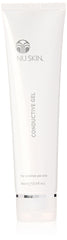 Nu Skin Conductive Gel bottle pour enhances glide during facial spa.