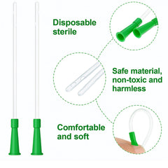 Nuanchu enema tube with 14FR round end for smooth insertion.