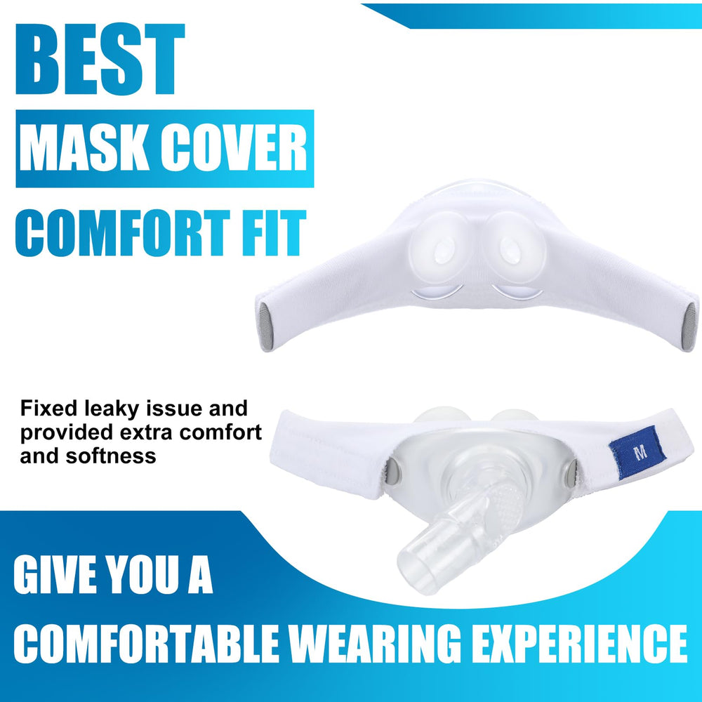 Nasal cushion liner provides stable mask fit and reduced movement.