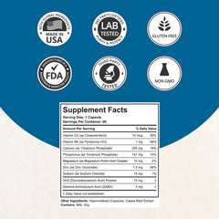NuBest Grow Power USA-made capsules indicating quality manufacturing.